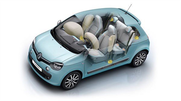 Renault TWINGO - Airbags passagers avant