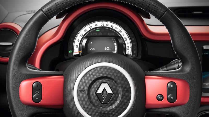 Renault TWINGO - Design intérieur - Zoom sur le volant