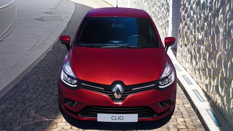 Nouvelle Renault CLIO - Véhicule rouge vu de face